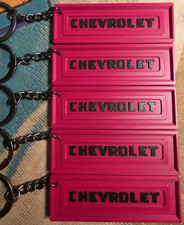 3d Print Gm Chevrolet Tailgate Logo Keychain Retro Vintage 1979 Truck Dark Red 3d Print Gm Chevrolet Tailgate Logo Keychain Retro Vintage 1979 Truck Dark Red