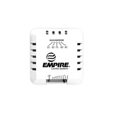 Wall-Mount Thermostat, 750V, Wi-Fi, Low Voltage, Analog Display, White