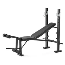 Athletic Works Standard Bench and Rack Combo with Leg Press Attachment
