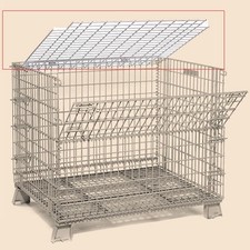 Lid ONLY - 40 X 48 Folding Wire Container Accessory Lid-Hinged