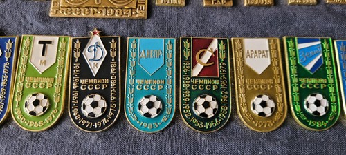 Football UEFA,Football clubs of the USSR 45 USSR Soviet russian badges pins - Picture 10 of 12