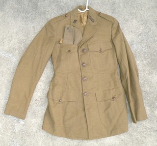 WWI WW1 YMCA Uniform Tunic Hat OS Cap Pants SET Open Collar Variety 3 PCS Rare!