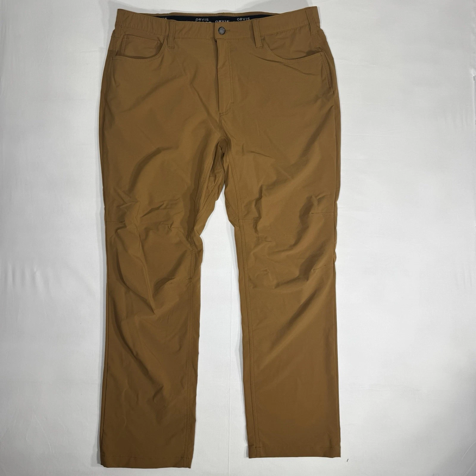 ORVIS Nylon Lightweight Fishing Pants Quick Dry Stretch Waist Men’s 38 x 30