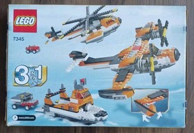 LEGO MINIFIGURE CREATOR 7345 TRANSPORT CHOPPER Helicopter New 3 In 1