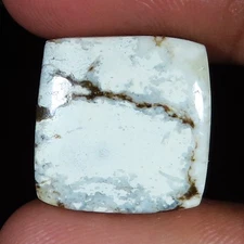 natural WILD HORSE cushion cabochon loose gemstone 16.10 Carat. (18 x 18 x 4 mm)
