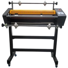 25 inch Electric Double-sided Laminator Cold/ Heat Laminating Machine w/Bracket