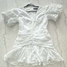 MinkPink White Dress New With Tags Women Size L. 0007