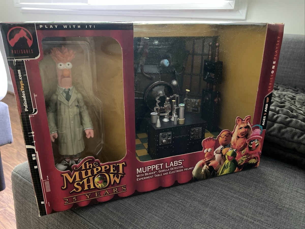 Muppet Labs Beaker Palisades Toys Series 1 Playset 25th Anniv MISB