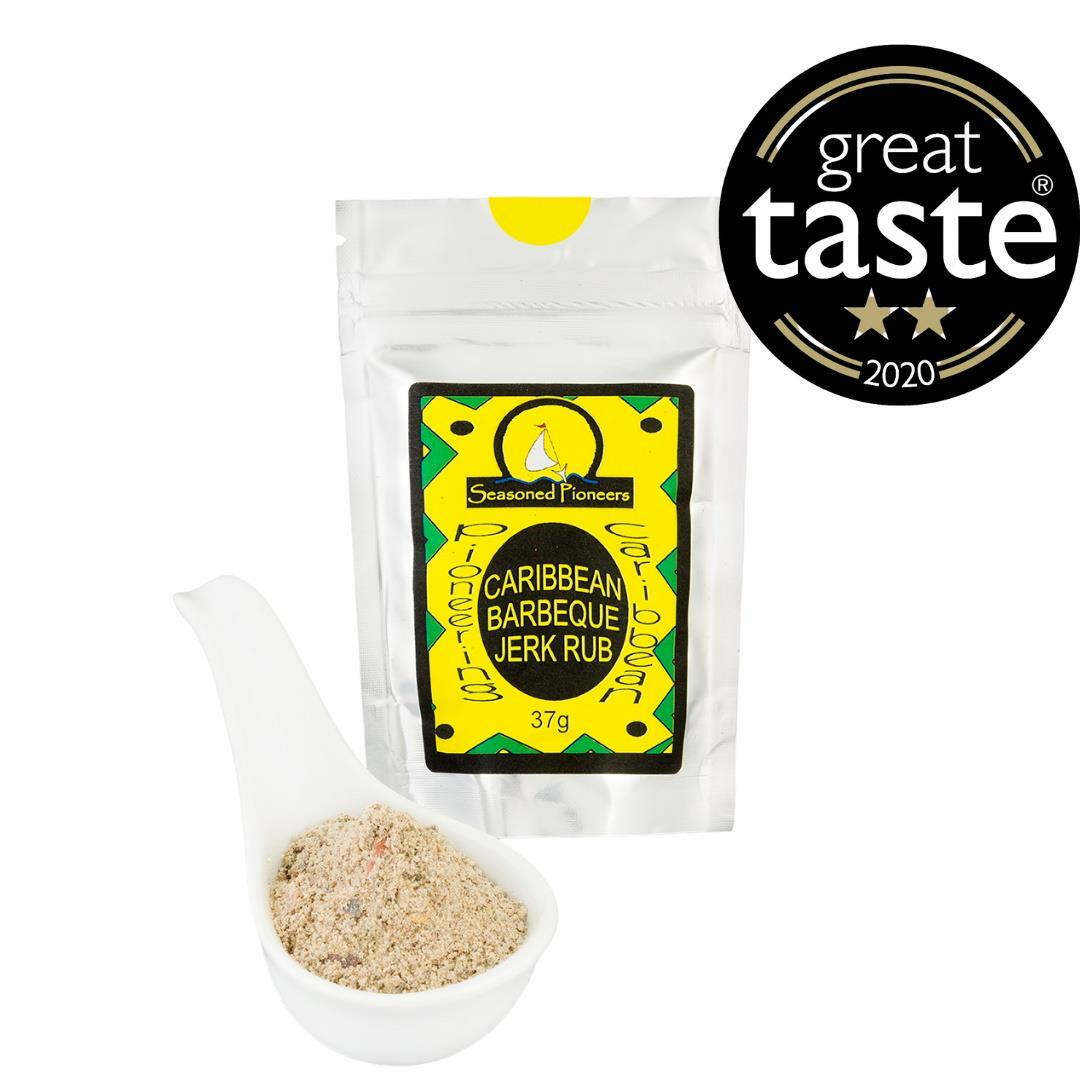 Seasoned Pioneers Caribbean Jerk Seasoning Spice Rub Blend 37g Resealable Pouch