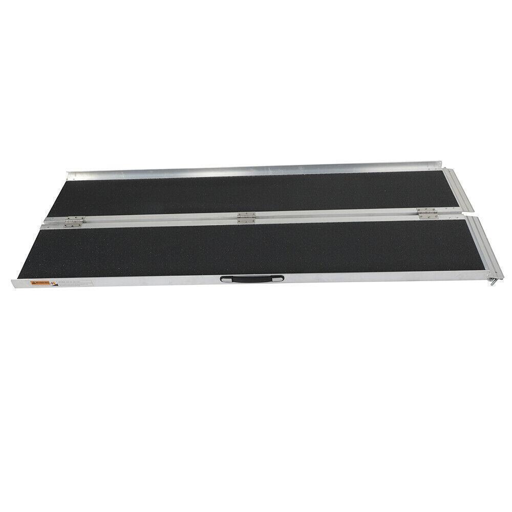 Slip Proof Ramp 6FT New Aluminum Folding Mobility Design Slip Resistant Surface ...