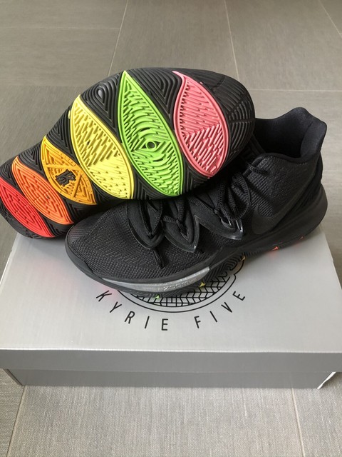 kyrie 5 black rainbow