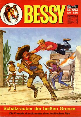 Comic Bessy, Bastei Verlag, No. 634, cover image by Klaus Dill, condition 2-