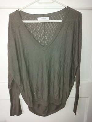 Pullover Sweatshirt Glitzer von Promod L 40 Shirt Oberteil Longsleeve Silvester 