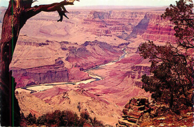 Postcard Aerial View of Pima Point in Grand Canyon National Park Arizona, AZ