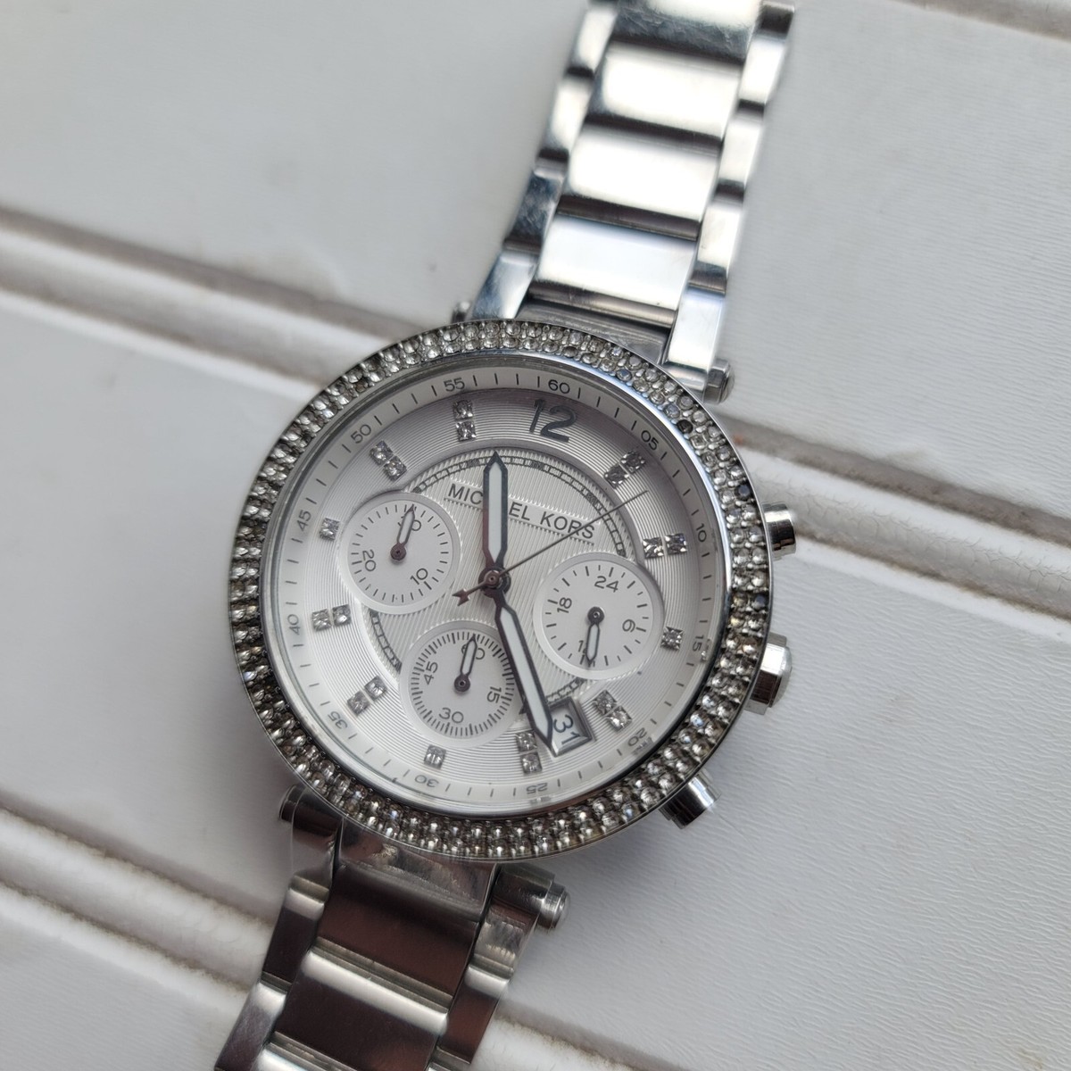 Michael Kors MK5353 Parker Silver Chronograph Stainless 