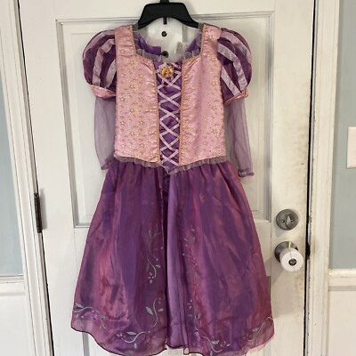 Disney Parks Rapunzel Costume Halloween Dress Tangled Girls Size Large