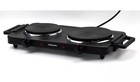 Cookworks 2500W Table Top Double Hotplate Hob JB-2008GL , Preowned