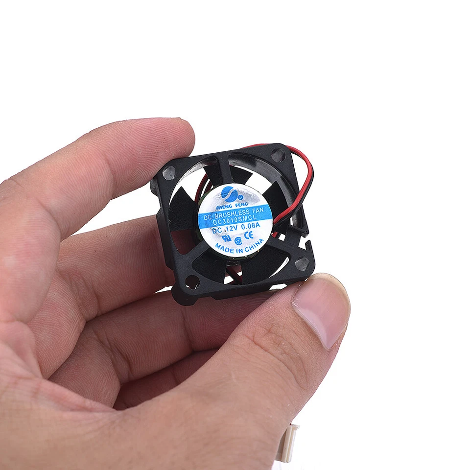 Ventilador de refrigeración de computadora sin escobillas de 12 V CC de 2 piezas ventilador de PC con cojinete de doble manga Foto 2 de 4