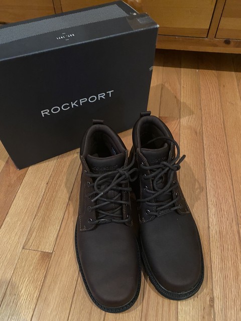 rockport men's northfield wp plain toe chukka boot