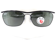 New Ray-Ban Olympian II Deluxe Polarized Green Sunglasses RB3619 002/58 60 232