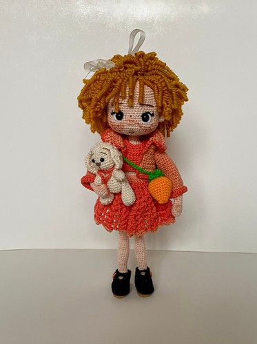 amigurumi puppe, gehäkelte puppe, eigene Handarbeit, kunstpuppe, unikat handmade - Bild 8 von 14