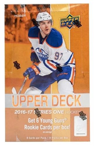 2016-17 UPPER DECK SERIES 1 HOCKEY HOBBY BOX "FASC" POSSIBLE AUSTON MATTHEWS RC