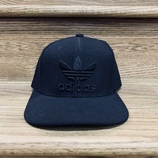 Adidas Originals Logo Snapback Hat Black New Without Tags