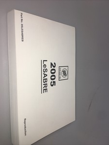 2005 Buick Lesabre Owners Manual Oem Free Shipping Ebay
