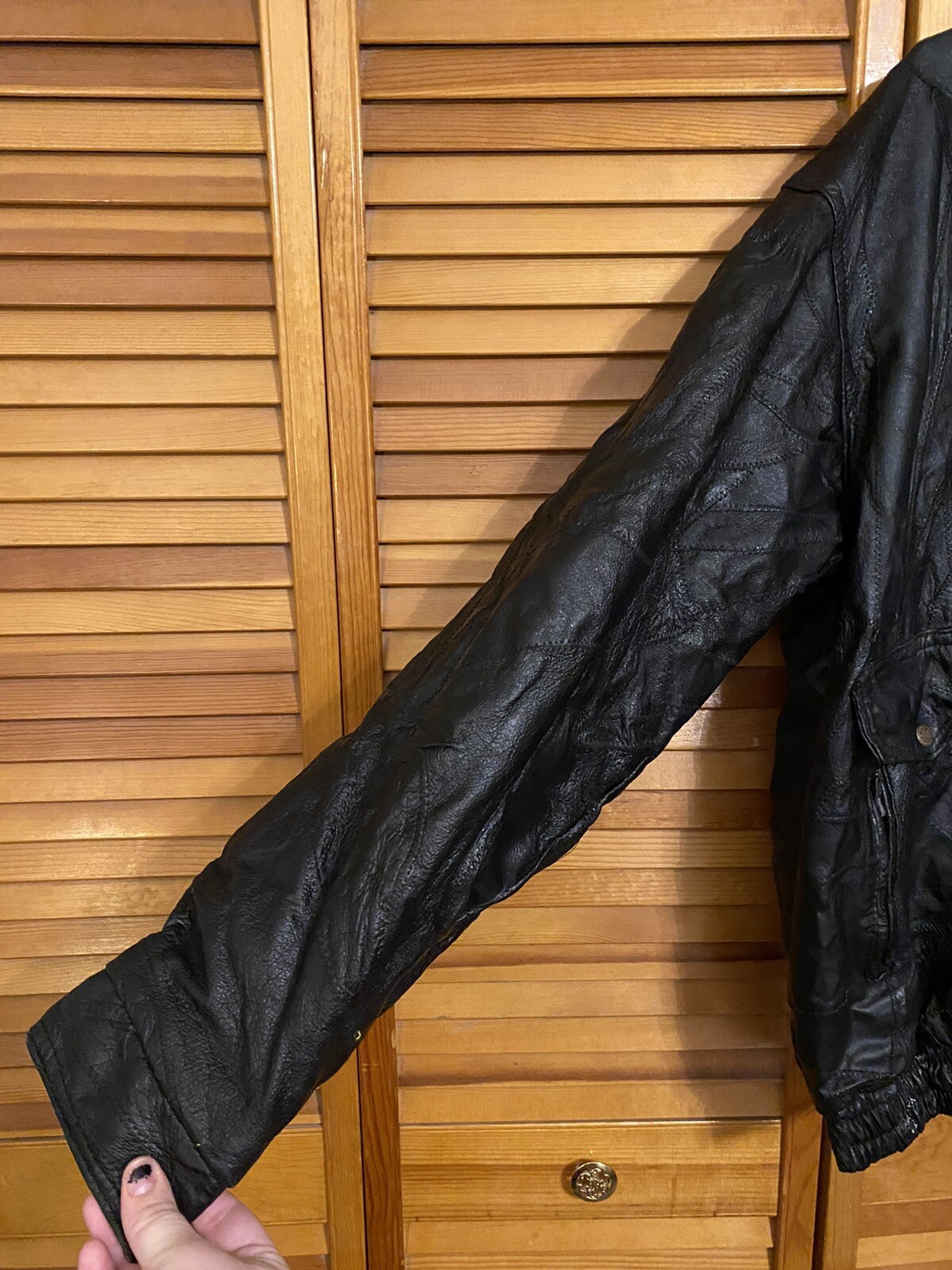 Mens Vintage XXL Flight Path Leather Jacket Gem