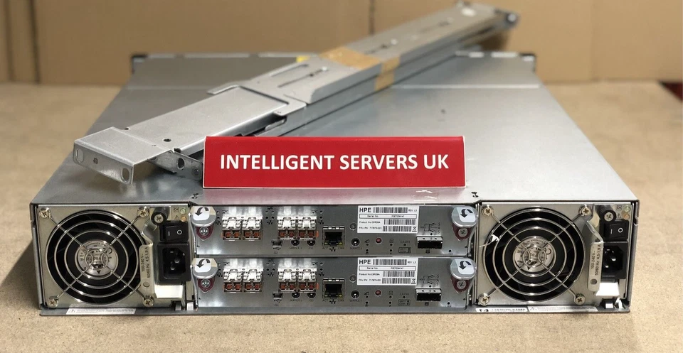 HP MSA 2040 10GBit iSCSI 16GB FC 7.2TB (12x 600GB) 15K 12G SAS SAN Configuration - Image 2 of 2