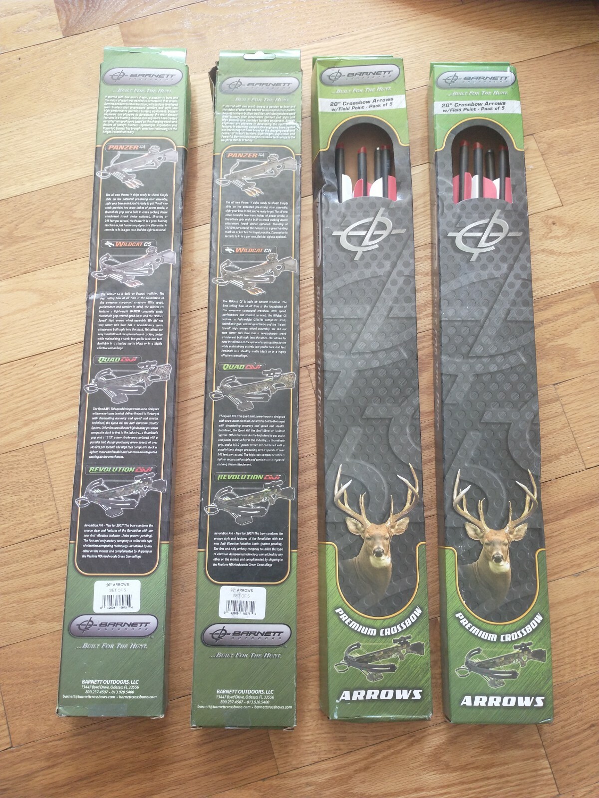 16075 Crossbow 20" Carbon Bolts w/ Field Points & Moon Nocks 1