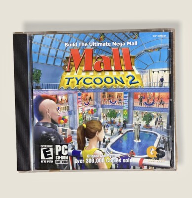 Mall Tycoon 2 (2004, Win PC CD-ROM) Build the Ultimate Mega Mall Brand New 