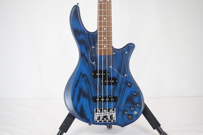 Edwards Electric Bass Guitar E-BB-145 Blue 3.6kg W/Gig Bag Used  