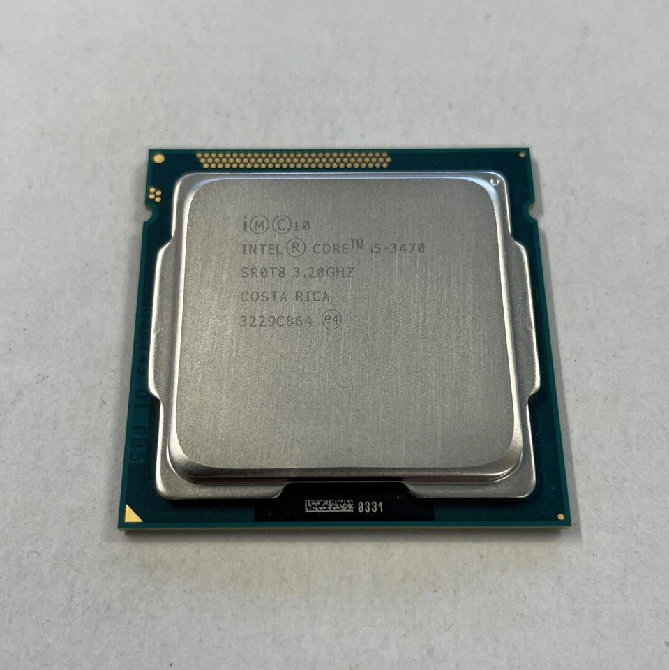 Genuine Intel Core i5-3470 CPU 3.2GHZ 6MB Quad Core Processor SR0T8 LGA1155 - Image 2 of 3