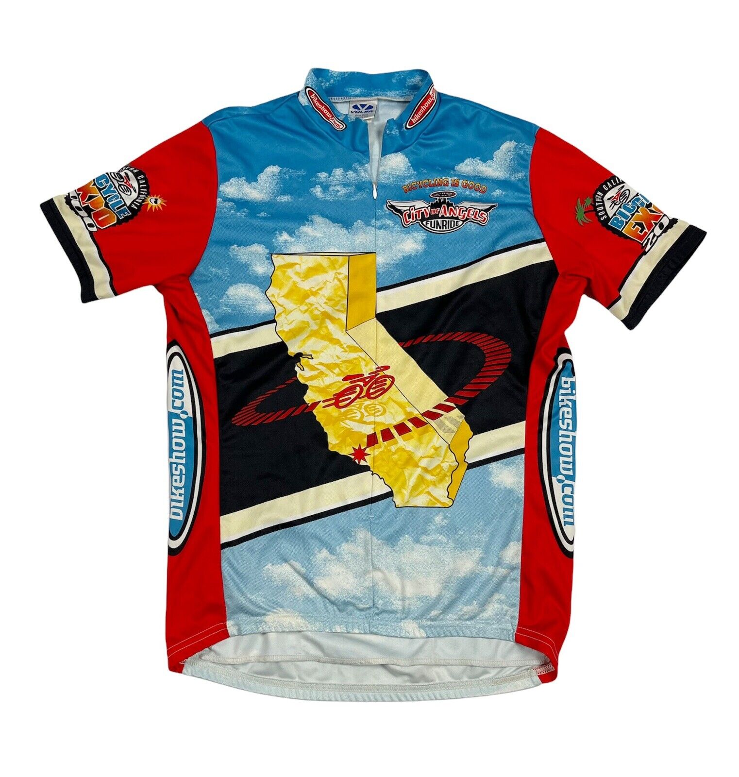 City Of Angels Funride Multicolor latest Cycling Size Limited time trial price Shirt W L Men's
