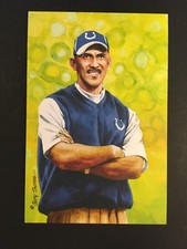 Tony Dungy - Goal Line Art Postcard - Class of 2016 - Unsigned - Rare - HOF