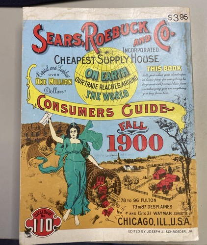 Vtg Fall 1900 Sears Roebuck and Co Mini 1970 REPRODUCTION Catalog No. 110 - Picture 2 of 4