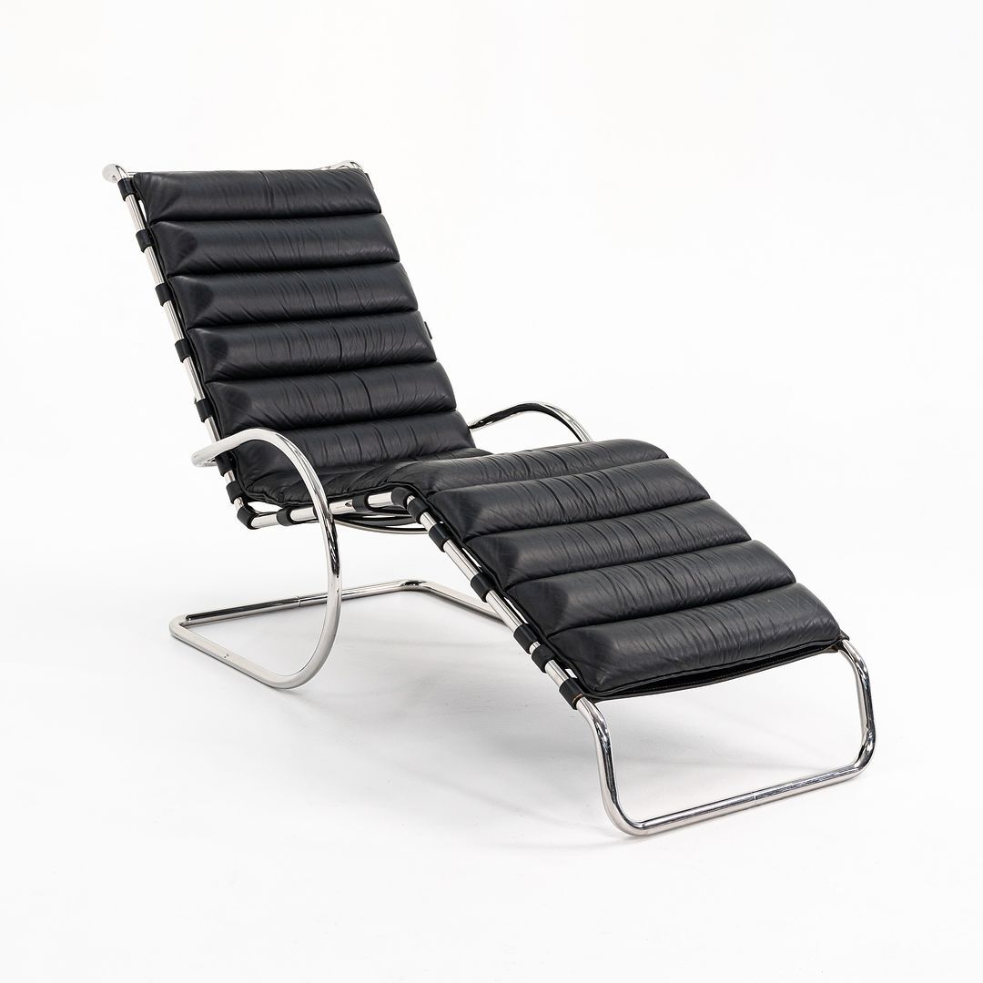 1980 Knoll Mies van der Rohe MR Adjustable Chaise Lounge