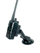 Car Suction Cup & Dash Mount For Yaesu FT-60 FT-65 FT-4XR With Mic Holder