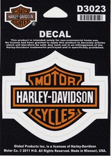 Harley Davidson Bar and Shield OUTSIDE Sticker Decal Part D3023  3.75 Inches