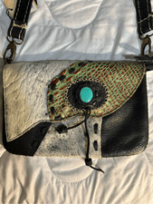 Myra Leather And Cowhide Cross Body