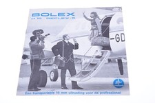   BOLEX PAILLARD H16 REFLEX-5 KINO CAMERA ORIG. PRODUCT GUIDE BROCHURE DUTCH 124