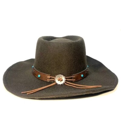 Frye Faux Felt Cowboy Hat Frye Faux Felt Cattleman main image 4
