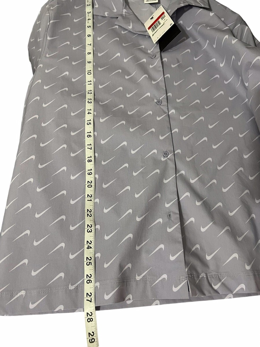 Women's Nike Everyday Modern Button Front Loose Fit Shirt Large