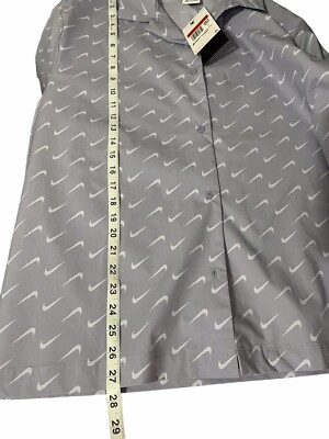 Women's Nike Everyday Modern Button Front Loose Fit Shirt Large