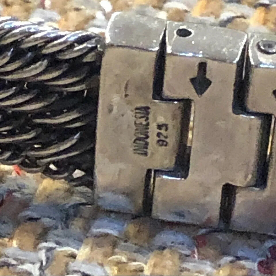 LOIS HILL Automatic Silver Grey Round Sterling Si… - image 11