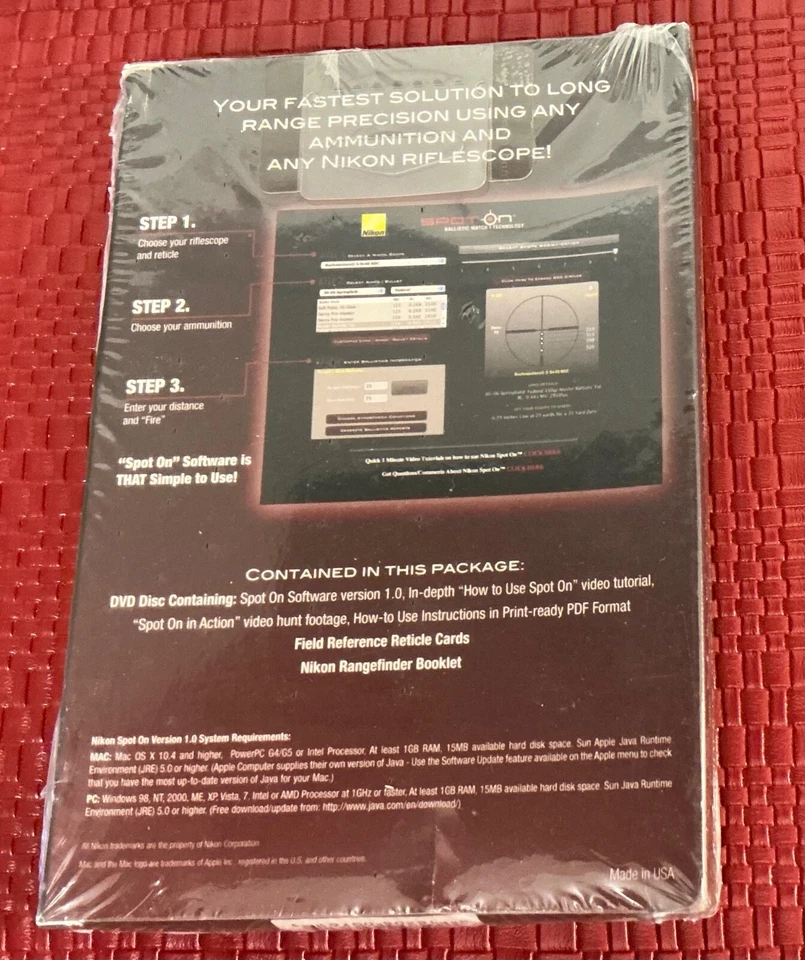 Nikon Spot On Ballistic Software for Mac & PC New 1.0 - Image 2 of 2