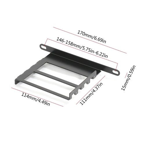 SXJ E Type Graphics Card Bracket Metal Support Stand for DIY PC Case - Afbeelding 8 van 8