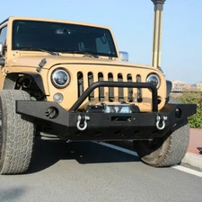 Off-road Front Bumper for 2007-2018 Wrangler JK & Unlimited with Fog Light Holes