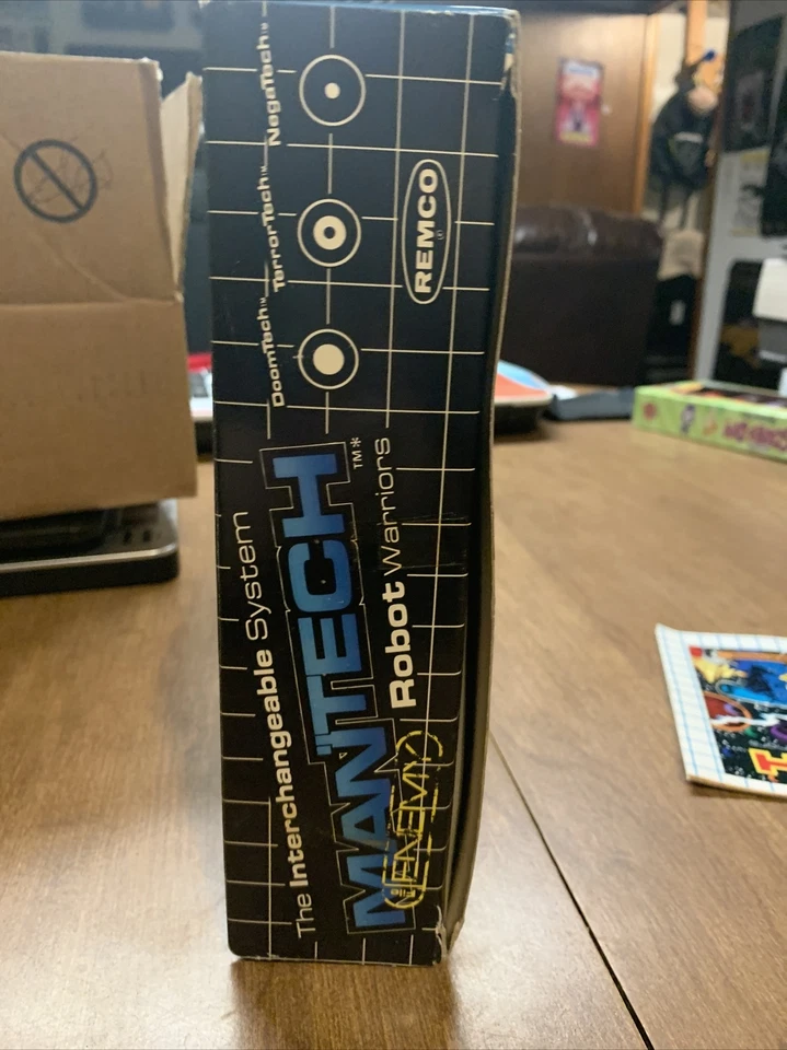 De colección 1983 Remco Mantech Robot Warriors Negatech En Caja Difícil de Encontrar Raro Foto 4 de 4
